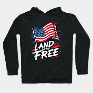 America Land Of the free Hoodie